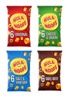 Hula Hoops Variety Multipack, 4 Flavors, Original, Cheese & Onion, Salt & Vinegar, BBQ Beef, 6 Pack Each