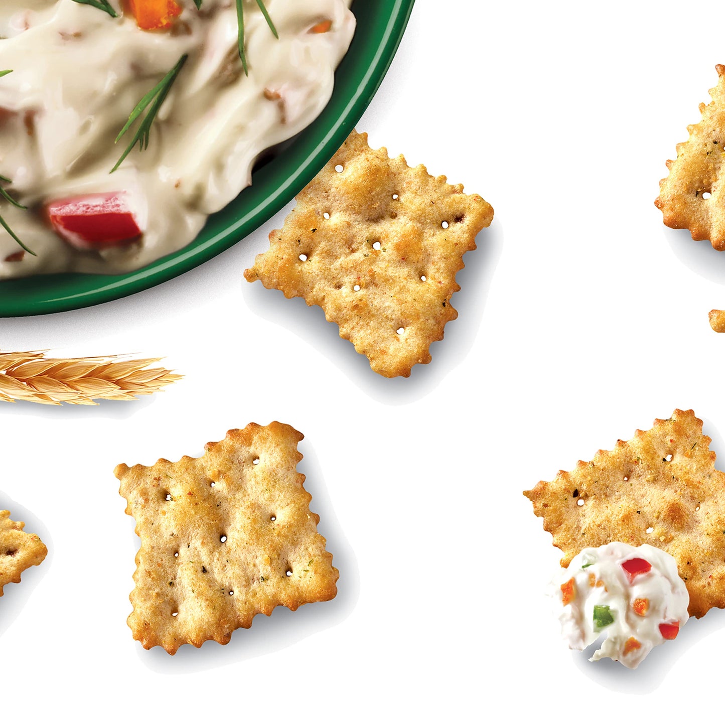 Nabisco Veggie Whole Grain Wheat Chips, Whole Grain Wheat Crackers, 60-1.75 Oz Snack Packs
