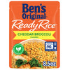 Ben'S Original Ready Rice Cheddar Broccoli Flavored Rice, Easy Dinner Side, 8.5 Oz Pouch (Pack Of 12)