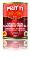 Mutti Whole Peeled Authentic San Marzano PDO Tomatoes (Pelati), 14 oz. | 6 Pack | Italy