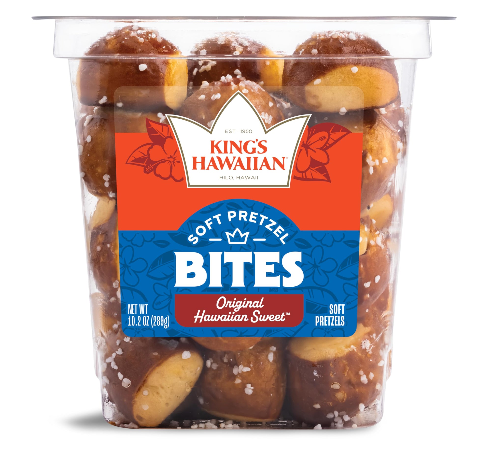 Kings Hawaiian Original Hawaiian Sweet Soft Pretzel Bites, 10.2 oz