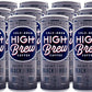 High Brew Coffee Cold Brew Coffee, Caffeinated, Dairy Free, 8 Fl Oz (Pack of 12), Original Version
