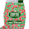 Starlight Mints Bulk - 5 Pounds - Refreshing Candy Individually Wrapped - Spearmint and Peppermint Hard Candy - Office, Hospital