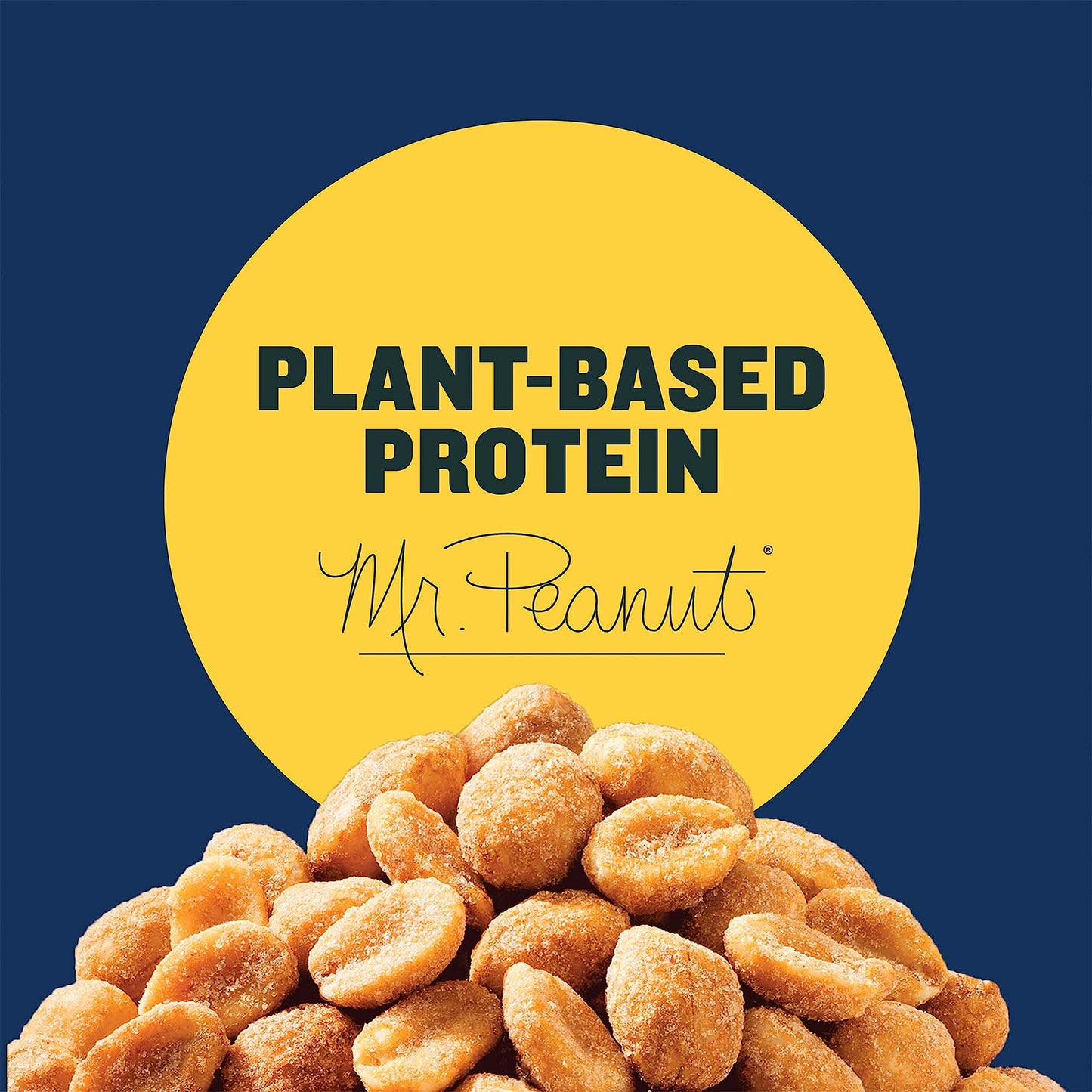 PLANTERS Honey Roasted Peanuts, Party Snack, Plant-Based Protein, After School Snack, Sweet and Salty, Salted Nuts, Flavored wit