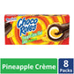 Marinela Choco Roles Pineapple and Crme Filled Snack Cakes with Chocolate Coating | Artificially Flavored | 1 pack (8 count)