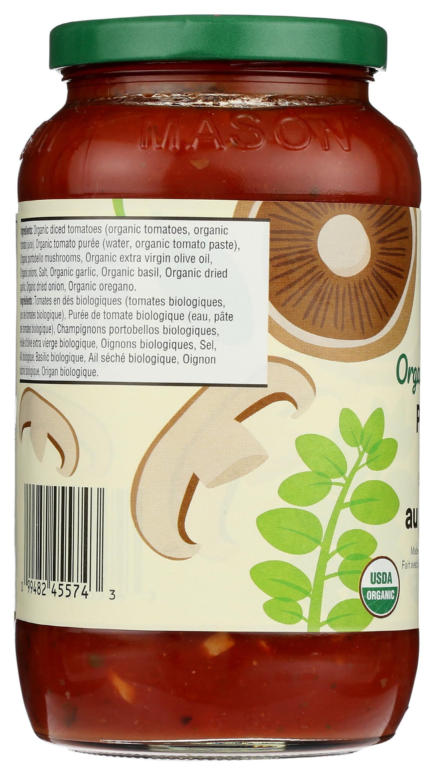 365 by Whole Foods Market, Organic Portobello Mushroom Pasta Sauce, 25 Ounce