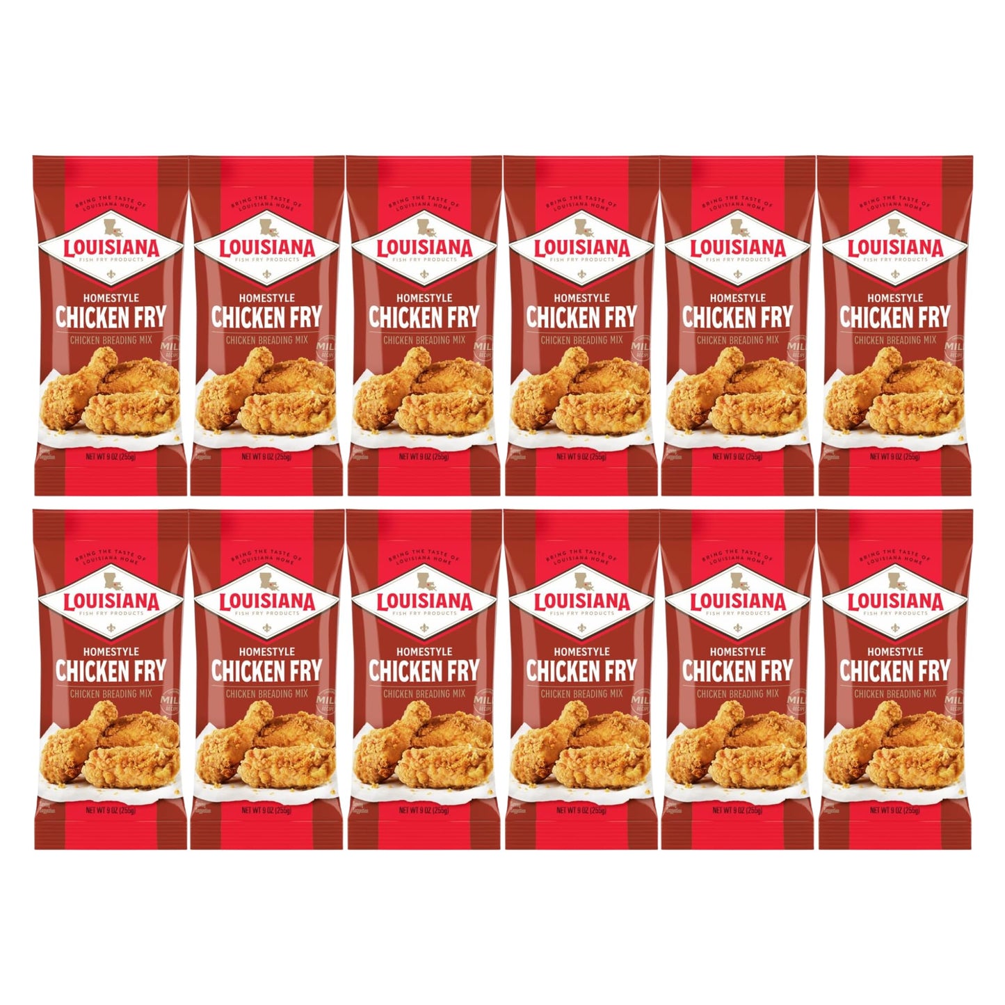 Louisiana Fish Fry, Homestyle Chicken Fry, 9 Oz (Pack Of 12)