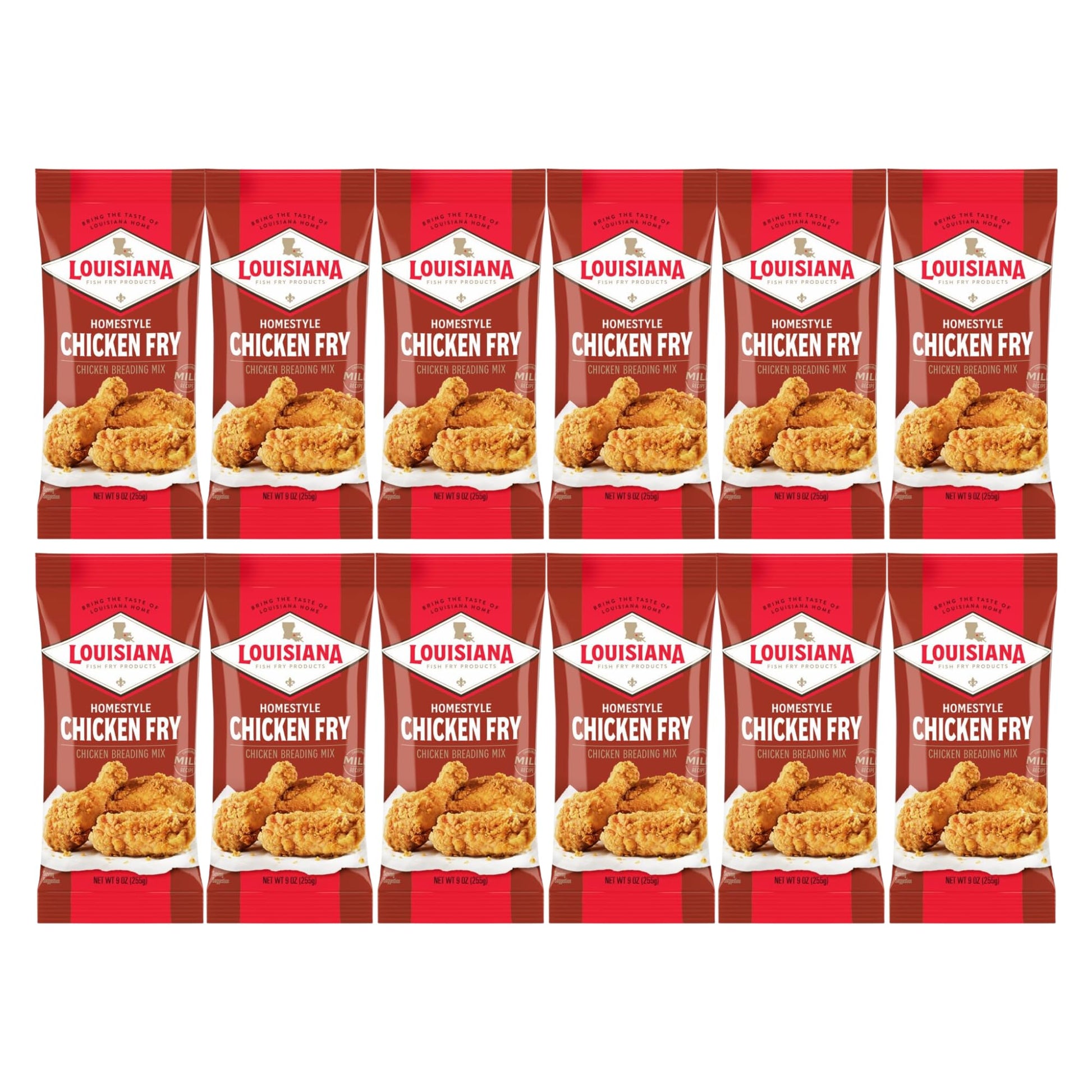 Louisiana Fish Fry, Homestyle Chicken Fry, 9 Oz (Pack Of 12)