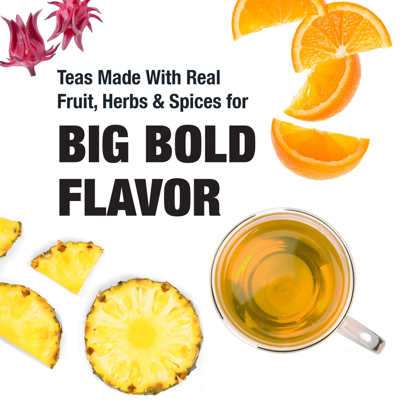Tiesta Tea Maui Mango Herbal Tea - Loose Leaf, Non-Caffeinated, 2.2 oz Pouch, Brews Up to 25 Cups