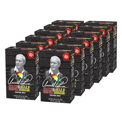 AriZona Arnold Palmer Half and Half - On-the-Go Powdered Drink Mix, 0.12oz 120 Count - 10ct Boxes (Pack of 12)