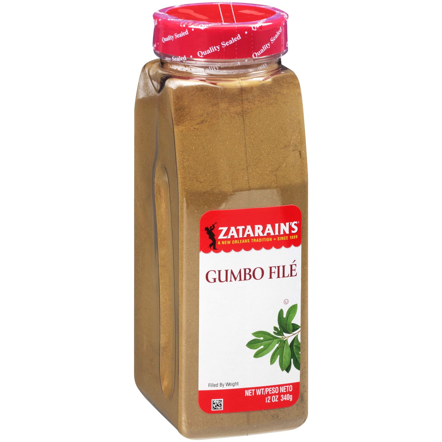 Zatarains Gumbo Fil Seasoning, Made with Sassafras Leaves, 12 oz Container