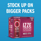 IZZE Sparkling Juice Beverage Blend, Blackberry, No Sugar Added, 8.4 FL OZ, 6 Cans