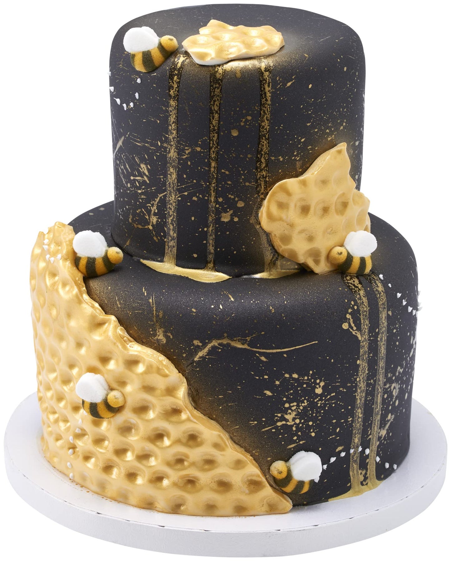 Lucks Dec-Ons Decorations Molded Sugar/Cup-Cake Topper, Bumble Bees Assortment, 1 Inch, 176 Count