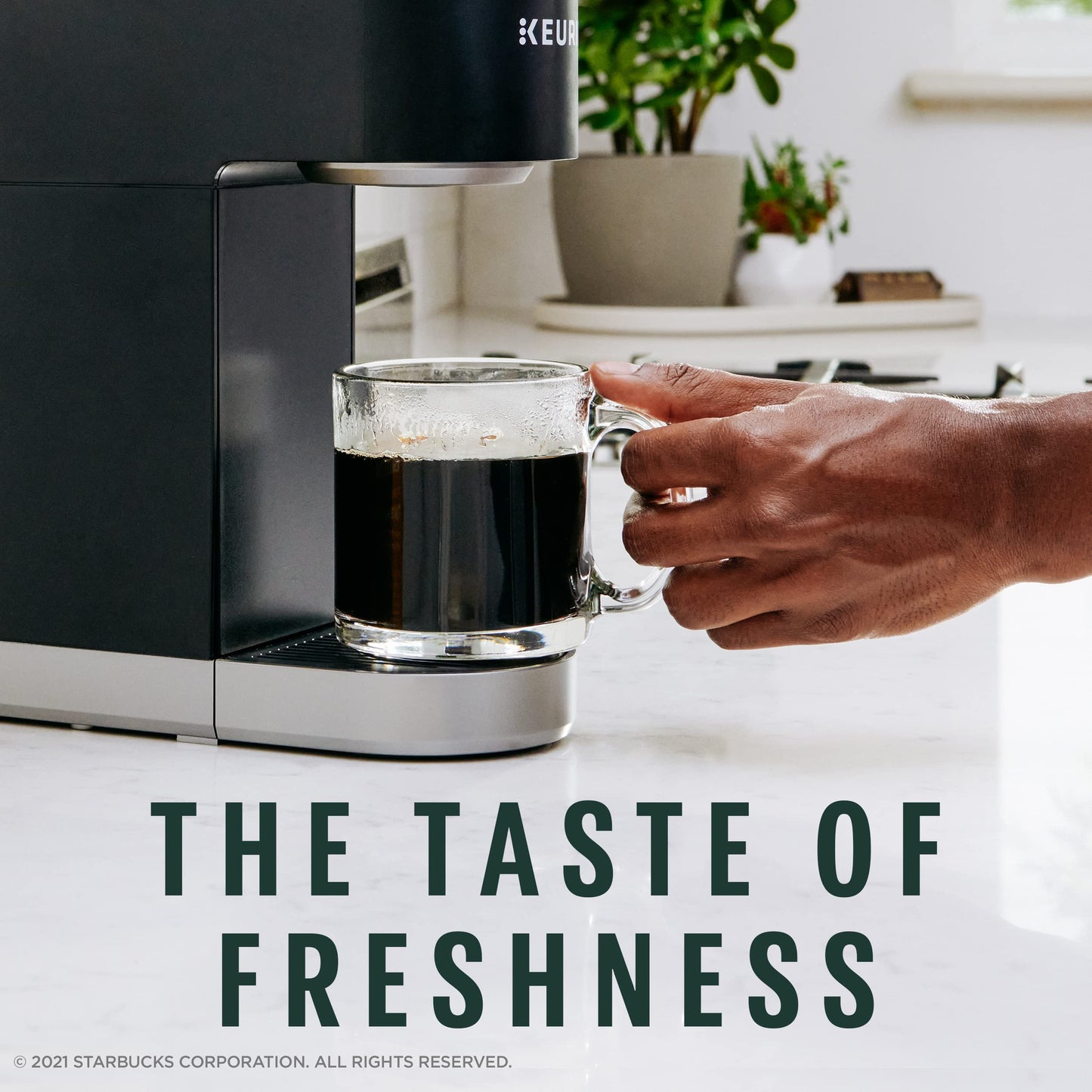 Starbucks K-Cup Coffee Pods, Medium Roast, Pike Place, 10 Count (Pack of 6), 100% Arabica