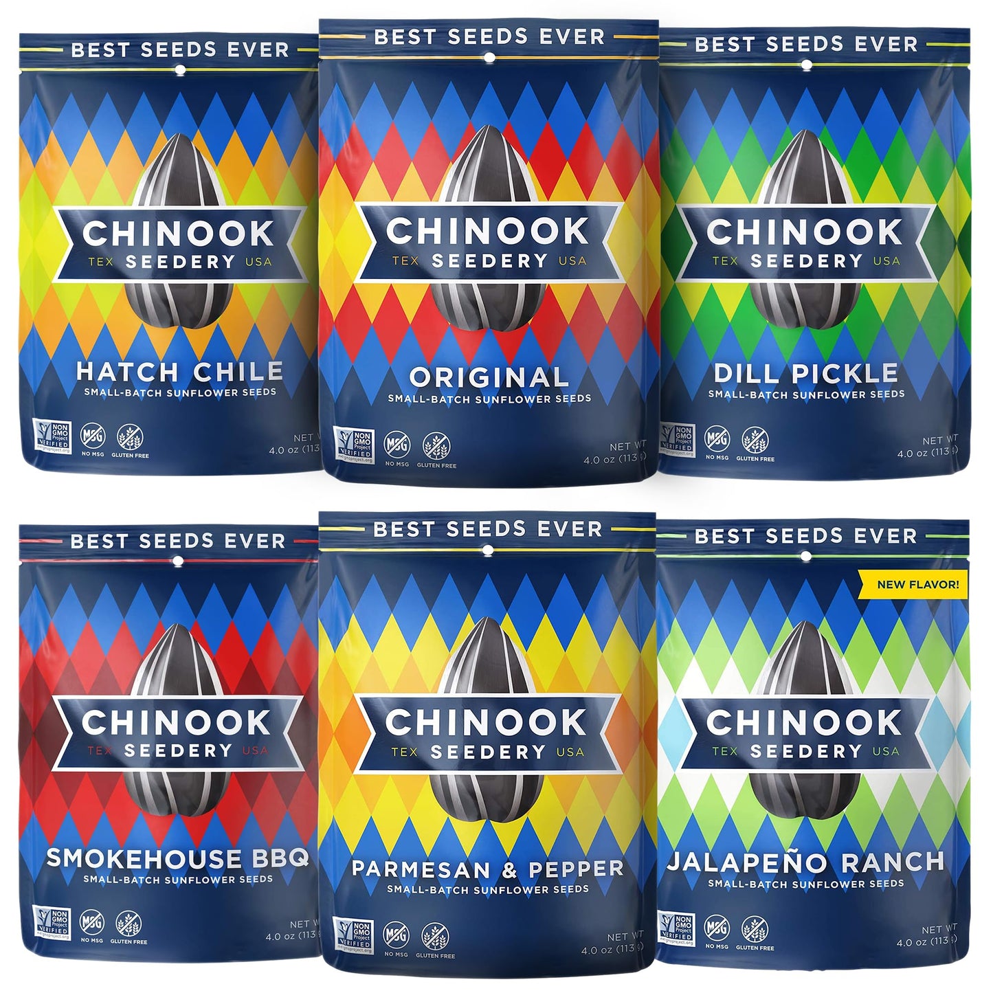 Chinook Seedery Roasted Jumbo Sunflower Seeds - Keto Snacks Sampler - Best For Snack Packs - Gluten Free, Non GMO Snack Food Gif