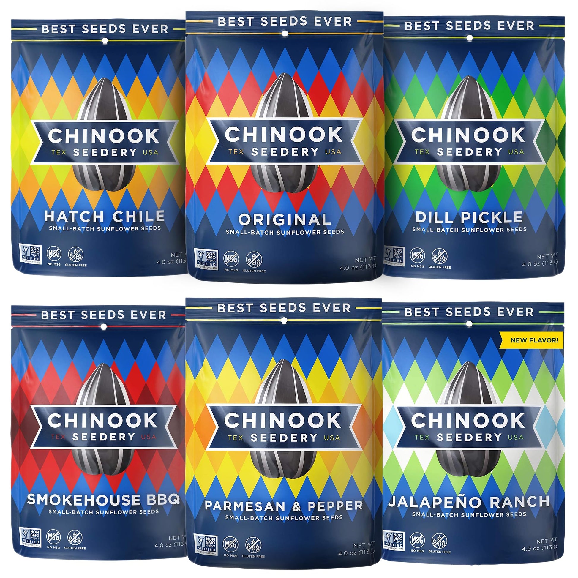 Chinook Seedery Roasted Jumbo Sunflower Seeds - Keto Snacks Sampler - Best For Snack Packs - Gluten Free, Non GMO Snack Food Gif