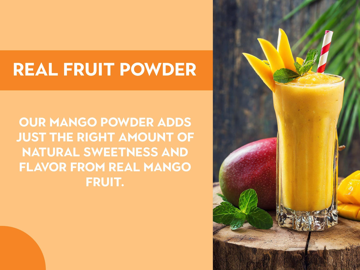 Ancient Roots Mango Fruit Powder - All-Natural Fruit Powder, Filled With Antioxidants, No Sugar Added, Indian Mango, Tropical Sm