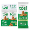 Tosi Almond Protein Bars, Plant Based with Nuts, Gluten-Free Crunchy Snacks, Vegan, Organic, Flax & Chia Seeds, Soy-Free, Omega 