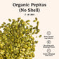 Nuts.com - Organic Pumpkin Seeds - 2 Lb Bag, No Shell Pumpkin Seeds Organic, Healthy Snack for Adults & Kids, Rich in Protein, F