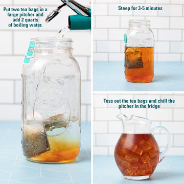 Southern Breeze Hot Brew Sweet Tea Lemon Iced Tea With Black Tea And Zero Carbs Zero Sugar, 22 Individually Wrapped Family Size