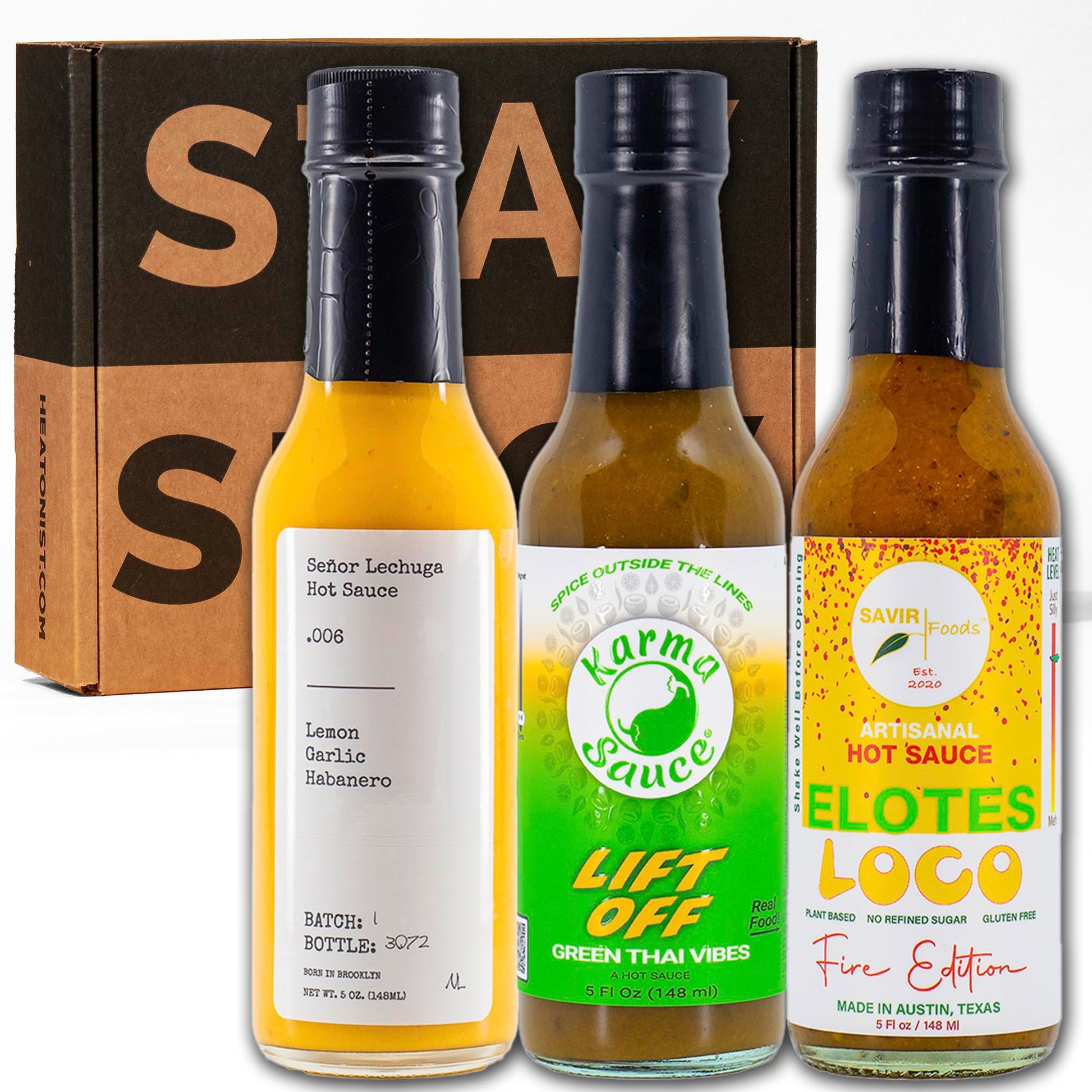 Hot Ones Hot Sauce Challenge Set - Season 26 Warmup Pack - Hot Sauces Gift Sets - Hot Sauce Variety Pack - Unique Small Batch Sa