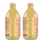 De Nigris Organic Apple Cider Vinegar with Honey & Cranberry, Raw & Unfiltered, 16.9 Fl Oz (Pack of 2)