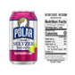 Polar Seltzer Water Raspberry Lime, 12 Fl Oz Cans, 18 Pack - Refreshing Sparkling Water, Perfect for Hydration and Enjoyment