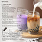 Boba Moo X Premium Boba Tea Kit Combo (Classic & Taro) - Only 5,000 Kits Yearly, Small Batch Bubble Tea Kit With Boba Tapioca Pe