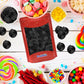 Fruidles Black Licorice Wheels, Gourmet Broadway Wheels Candy, Licorice Rope Laces, (Half-Pound)