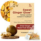 Tea Facto Sweet Ginger Glow* Tea Bags - Herbal Blend with Ginger Root and Monk Fruit Seeds Whole Fruit - 10 Pack