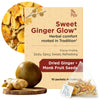 Tea Facto Sweet Ginger Glow* Tea Bags - Herbal Blend with Ginger Root and Monk Fruit Seeds Whole Fruit - 10 Pack