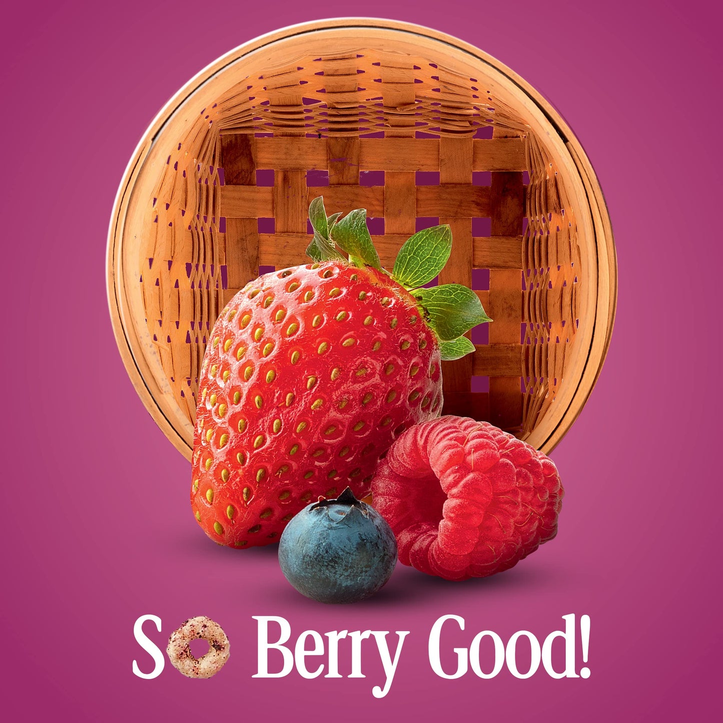 Very Berry Cheerios, Heart Healthy Cereal, Family Size, 18.6 Oz