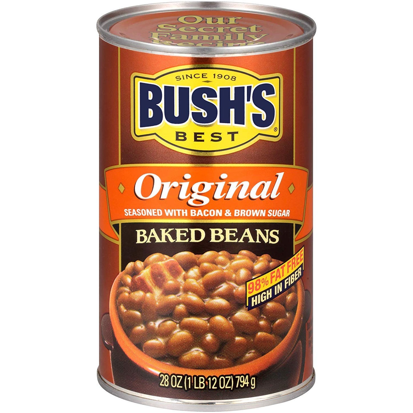 BUSH'S BEST Original Baked Beans, 28 Ounce Can (Pack of 3)