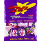 Zotz Fizz Power Candy Assorted - Fruit Flavored Hard Candy with a Fizzy Center | 80g Bag, Pack of 12 | Cherry, Grape & Watermelo