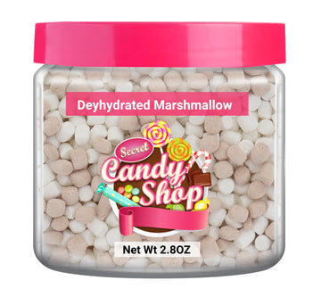 Candy Shop Premium Mini Dehydrated Marshmallows Bits (Chocolate Vanilla) (5.5Oz)