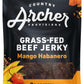 Country Archer Beef Jerky Snack Pack, Mango Habanero, 2.5 oz, Gluten Free, Paleo