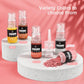 DecorRom Luster Dust Edible Set - 5 Food Grade Shimmer Powders in Spray Bottles - 5 Colors - Gold