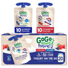 GoGo squeeZ yogurtZ Variety Pack, Blueberry, Strawberry 3 oz (20 Pouches) - Kids Snacks Made from Real Yogurt & Fruit - Pantry F