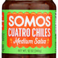 Somos Cuatro Chiles Salsa, Medium, 12 Oz (340 G)