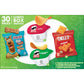 Kelloggs Cheez-It, Pringles & SCOOBY-DOO! Lunch Box Snacks, Variety Pack, 27.05oz Box (30 Count)