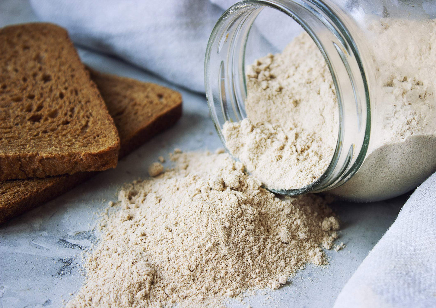 Food to Live Organic Barley Flour, 2 Pounds - Non-GMO, Stone Ground from Whole Hulled Barley, Fine, Kosher, Vegan, Bulk. Rich in