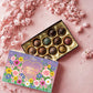 Empire Delights Mothers Day Chocolate Gift Box - 12 Assorted Milk & Dark Truffles - 6 oz Gourmet   for Mom, Wife, Grandma