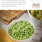 Simple Kitchen Freeze Dried Peas - 17 Servings For Family Meal Prep, Gluten Free & Dehydrated Just Add Water Canned Food, Emergency Survival Food For Camping Meals, Backpacking & Hiking, #10 Can