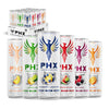 PHX Hydration Energy Drink - 700mg Electrolytes  200mg Natural Green Tea Caffeine  100% Daily Value 8 Essential Vitamins - 12 oz Cans (12 Pack) (12 Pack  Variety Pack)