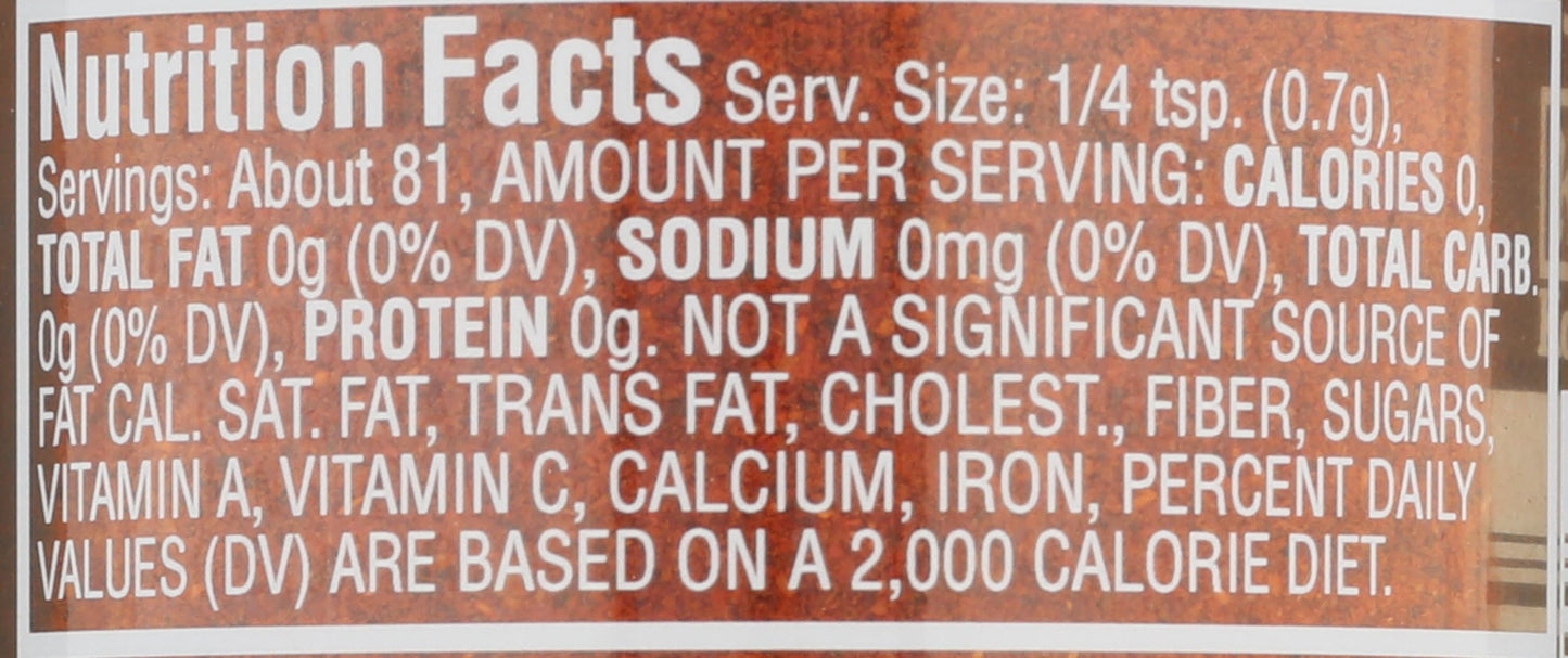 Morton & Bassett Organic Paprika, 2 Ounce, Plastic, No Color, Model 0016291442351