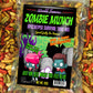 Zombie Munch Apocalypse Survival Trail Mix - Healthy Survivalist Gift Funny Trail Mix Gift Bag Resealable Funny Healthy Gifts Zo