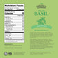 HQOExpress Organic Basil Medium Cut - Non GMO, Kosher, USDA Certified Organic Basil Leaves, Dried and Ground - Peppery and Aroma