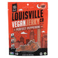 Louisville Vegan Jerky Pepperoni Pizza - Gluten-Free High Protein Snack, 19g Non-GMO Soy Protein, 1 Count, Red