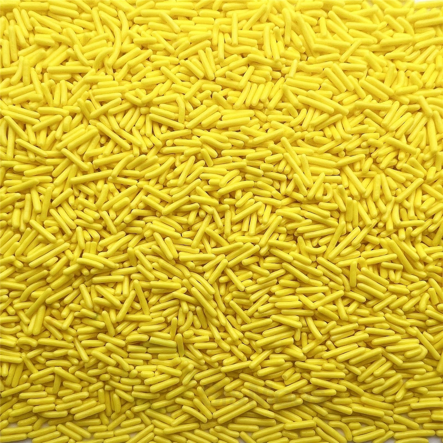 Se Si&Moos Yellow Jimmies Sprinkles Soft Jimmies Soft Sprinkles Edible Yellow Sprinkles For Cake Decorating, Ice Cream Toppings