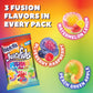 Welchs Fruit Snacks Juicefuls Fusions Assorted Fruit Flavor Bulk Pack Gluten Free 4oz (Pack of 12)